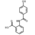 CAS 登录号：697235-56-6， 2-[(4-羟基苯甲酰基)氨基]苯甲酸