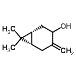 CAS 登录号：697298-84-3， (1R,6S)-7,7-二甲基-4-亚甲基双环[4.1.0]庚烷-3-醇