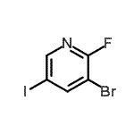 CAS 登录号：697300-72-4， 3-溴-2-氟-5-碘吡啶