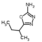 CAS 登录号：69741-91-9， 5-仲-丁基-1,3,4-恶二唑-2-胺