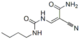 CAS 登录号：6976-80-3， (Z)-3-(丁基氨基甲酰氨基)-2-氰基-丙-2-烯酰胺