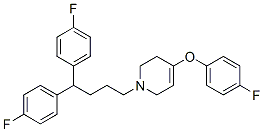 CAS 登录号:69768-54-3, 1-(4,4-二(4-氟苯基)丁基)-4-(4-氟苯氧基)-1,2,3,6-四氢吡啶