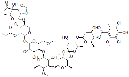 CAS 登录号：69787-79-7， 阿维霉素 A