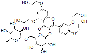 CAS 登录号：6980-20-7， 四(羟基乙基)芦丁