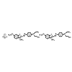 CAS 登录号:69852-41-1, 二(2-((4-(乙基(2-羟基乙基)氨基)苯基)偶氮)-6-甲氧基-3-甲基苯并噻唑鎓)四氯锌酸盐