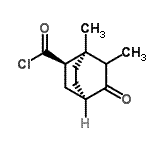 CAS 登录号：69857-64-3， (1R,2R,4R)-1,6-二甲基-5-氧代双环[2.2.2]辛烷-2-甲酰氯