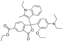 CAS 登录号：69898-67-5， 1-[4-(二乙基氨基)-2-乙氧基苯基]-1-(1-乙基-2-甲基-1H-吲哚-3-基)-1,3-二氢-3-氧代异苯并呋喃-5-羧酸乙酯