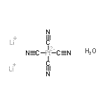 CAS 登录号：699012-91-4， 锂四(氰基-kappaC)铂酸酯(2-)水合物(2:1:1)