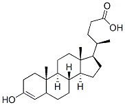 CAS#: 69941-28-2, 3 beta-Hydroxychol-3-En-24-Oic Acid