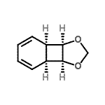 CAS 登录号：69956-55-4， (3aR,3bR,7aS,7bS)-3a,3b,7a,7b-四氢苯并[3,4]环丁[1,2-d][1,3]二氧杂环戊烯