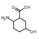 CAS 登录号：700794-12-3， 2-氨基-5-羟基环己烷羧酸