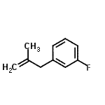 CAS 登录号：701-80-4， 1-氟-3-(2-甲基-2-丙烯-1-基)苯