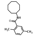 CAS 登录号：701228-83-3， N-环辛基-2,5-二甲基苯甲酰胺