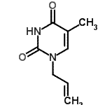 CAS#: 70184-00-8, 1-Allyl-5-methyl-2,4(1H,3H)-pyrimidinedione