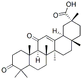 CAS#: 7020-50-0, (20beta)-3,11-Dioxoolean-12-En-29-Oic Acid