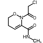 CAS 登录号:70236-00-9, 2-(氯乙酰基)-N-甲基-5,6-二氢-2H-1,2-恶嗪-3-甲酰胺