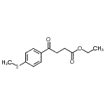 CAS 登录号：7028-70-8， 乙基4-[4-(甲硫基)苯基]-4-氧代丁酸酯