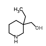 CAS 登录号：7033-84-3， (3-乙基-3-哌啶基)甲醇