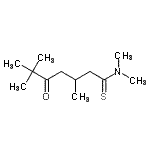 CAS 登录号：70367-56-5， N,N,3,6,6-五甲基-5-氧代庚烷e硫代酰胺