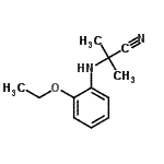 CAS 登录号：704879-42-5， 2-[(2-乙氧基苯基)氨基]-2-甲基丙腈