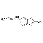 CAS 登录号：70488-76-5， 6-[(2E)-2-亚乙基肼基]-2-甲基-1,3-苯并噻唑