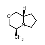 CAS 登录号：704883-52-3， (4S,8aS)-4-甲基六氢-1H-吡咯并[2,1-c][1,4]恶嗪
