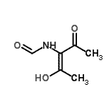 CAS 登录号：70501-07-4， N-[(2Z)-2-羟基-4-氧代-2-戊烯-3-基]甲酰胺