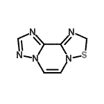 CAS 登录号：70507-32-3， 2H-[1,2,4]噻二唑并[2,3-a][1,2,4]三唑并[5,1-c]吡嗪