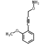 CAS 登录号：705246-70-4， 1-[3-(氨基氧基)-1-丙炔-1-基]-2-甲氧基苯