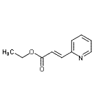 CAS 登录号：70526-11-3， 乙基(2E)-3-(2-吡啶基)丙烯酸酯