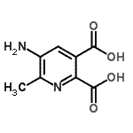 CAS 登录号：705287-70-3， 5-氨基-6-甲基-2,3-吡啶二甲酸