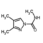 CAS 登录号：70584-11-1， N,3,4-三甲基-1H-吡唑-1-甲酰胺