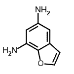 CAS 登录号：705928-15-0， 1-苯并呋喃-5,7-二胺