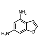 CAS 登录号：705928-19-4， 1-苯并呋喃-4,6-二胺