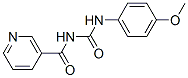 CAS#: 70593-32-7, N-[[(4-Methoxyphenyl)Amino]Carbonyl]Nicotinamide