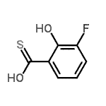 CAS 登录号：705950-02-3， 3-氟-2-羟基苯硫代甲S-酸