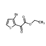 CAS 登录号：70596-02-0， 乙基(3-溴-2-噻吩基)(氧代)乙酸酯