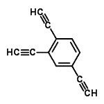 CAS 登录号：70603-30-4， 1,2,4-三乙炔基苯