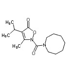 CAS 登录号:706804-35-5, 2-(1-氮杂环辛烷基羰基)-4-异丙基-3-甲基-1,2-恶唑-5(2H)-酮