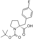 CAS # 706806-65-7, 叔丁氧羰基-(S)-alpha-(4-氟苄基)-脯氨酸