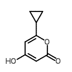 CAS 登录号：706817-87-0， 6-环丙基-4-羟基-2H-吡喃-2-酮