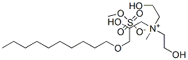 CAS#: 70776-67-9, (3-Decyloxy-2-Hydroxypropyl)Bis(2-Hydroxyethyl)Methylammonium Methyl Sulphate