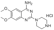CAS#: 70843-11-7, 6,7-dimethoxy-2-piperazin-1-ylquinazolin-4-amine hydrochloride