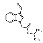CAS 登录号：708991-26-8， 异丙基(3-甲酰基-1H-吲哚-1-基)乙酸酯