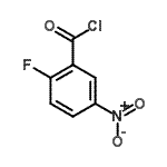 CAS 登录号：709-46-6， 2-氟-5-硝基苯甲酰氯