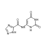 CAS 登录号:709018-26-8, N-(2,6-二氧代-1,2,3,6-四氢-4-嘧啶基)-1H-1,2,4-三唑-3-甲酰胺