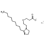 CAS#: 70942-02-8, Sodium 3-[2-(2-nonyl-4,5-dihydro-1H-imidazol-1-yl)ethoxy]propanoate