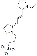 CAS 登录号：70942-38-0， 1-乙基-3,4-二氢-5-[3-[1-(3-磺酸丙基)吡咯烷-2-亚基]-1-丙烯基]-2H-吡咯鎓内盐