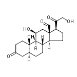 CAS 登录号：70952-53-3， (5醛pha,11beta)-11,21-二羟基-3,20-二氧代孕甾烷n-18-醛