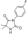 CAS 登录号：70974-19-5， 5,5-二甲基-3-(4-氟苯基)-2,4-咪唑烷二酮